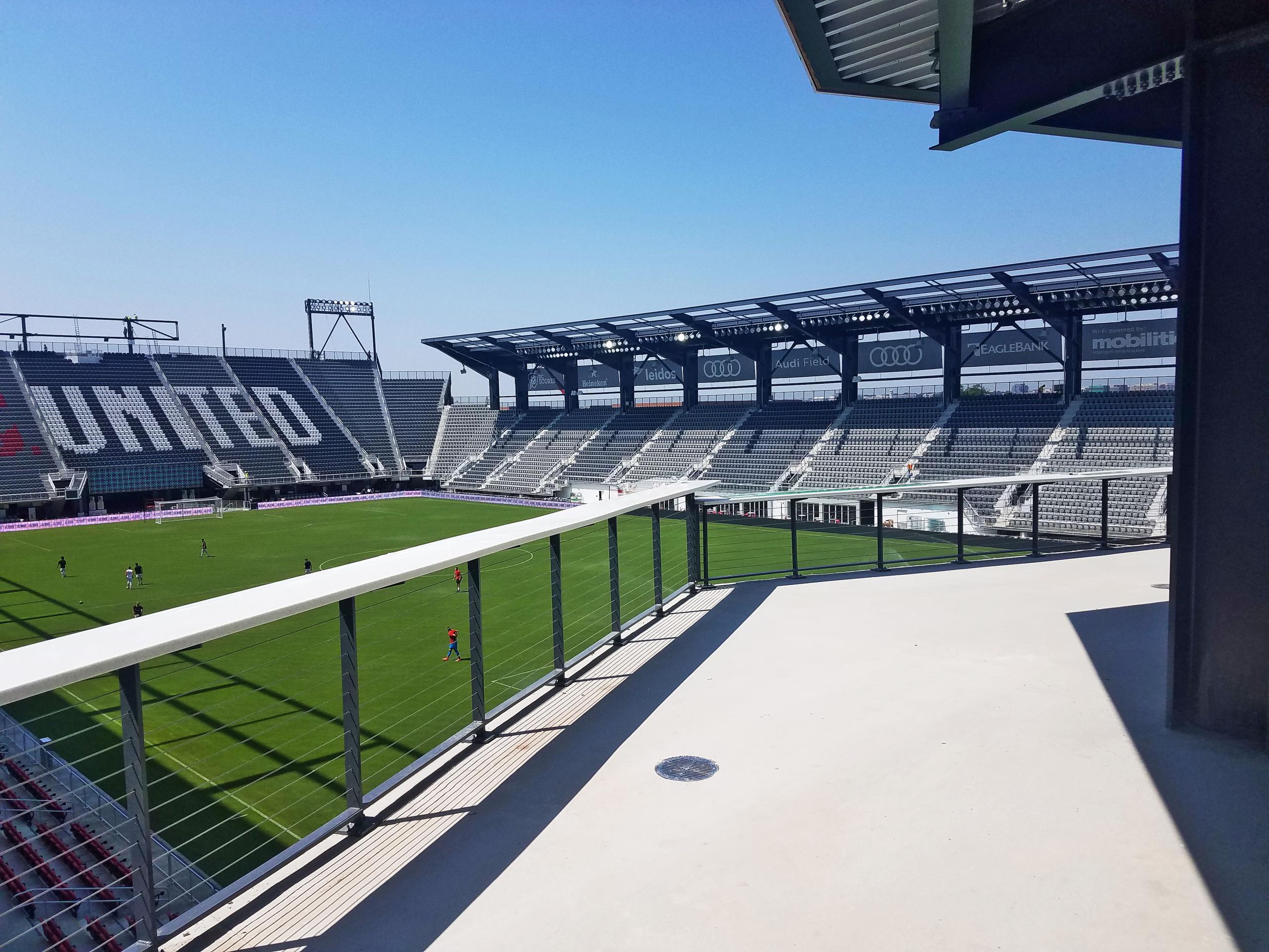 Audi Field MLS Railings