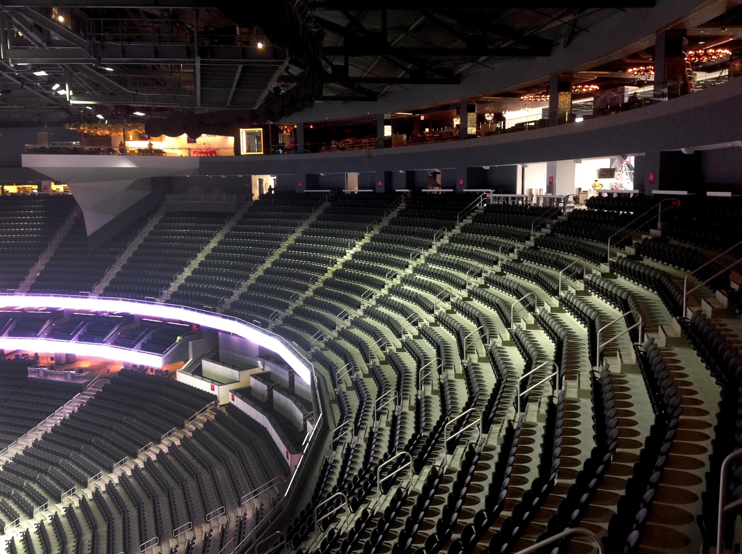 T-Mobile Arena Las Vegas Glass and Metal Railings Guardrails