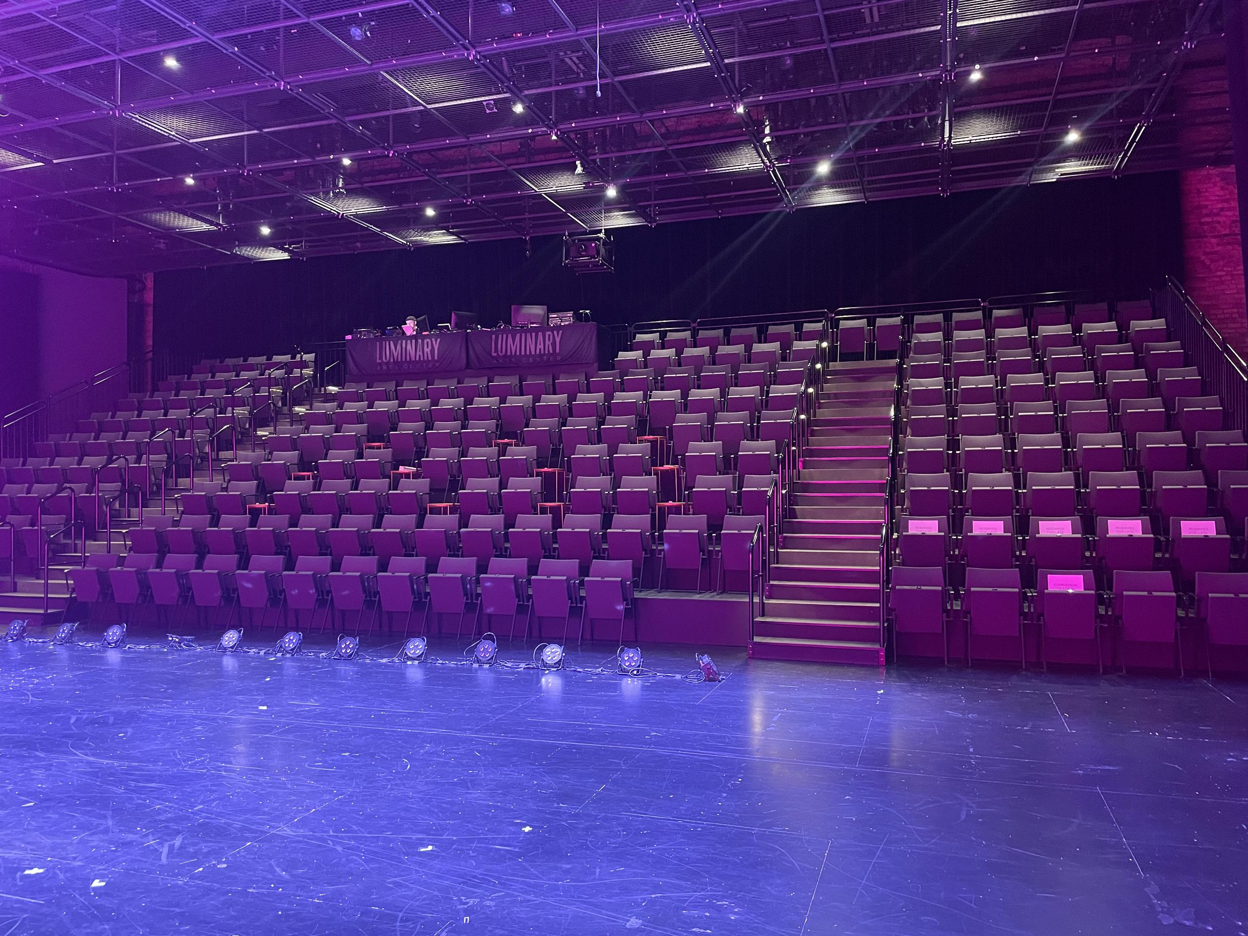 Minnesota Opera Luminary Arts Center view of seats from the stage