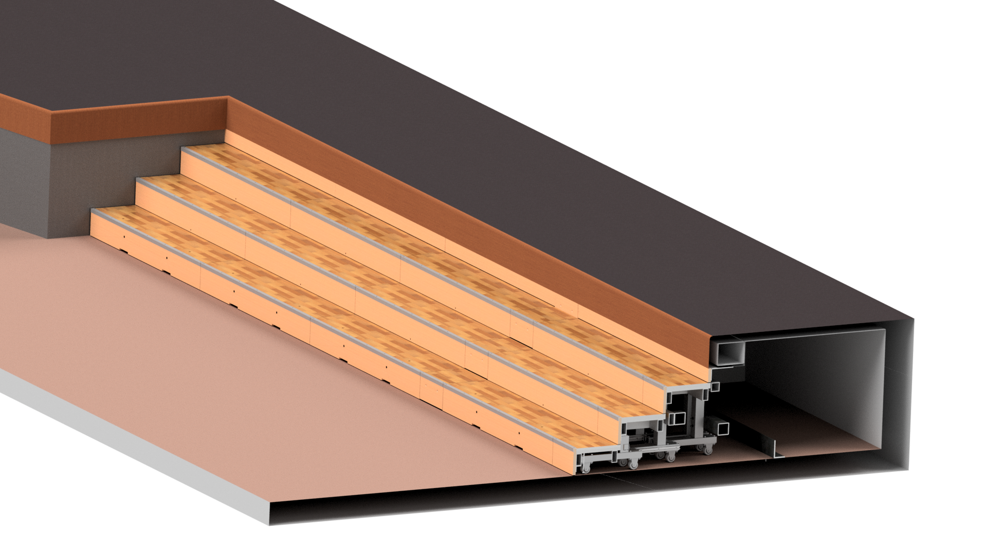 Retractable Seating Riser