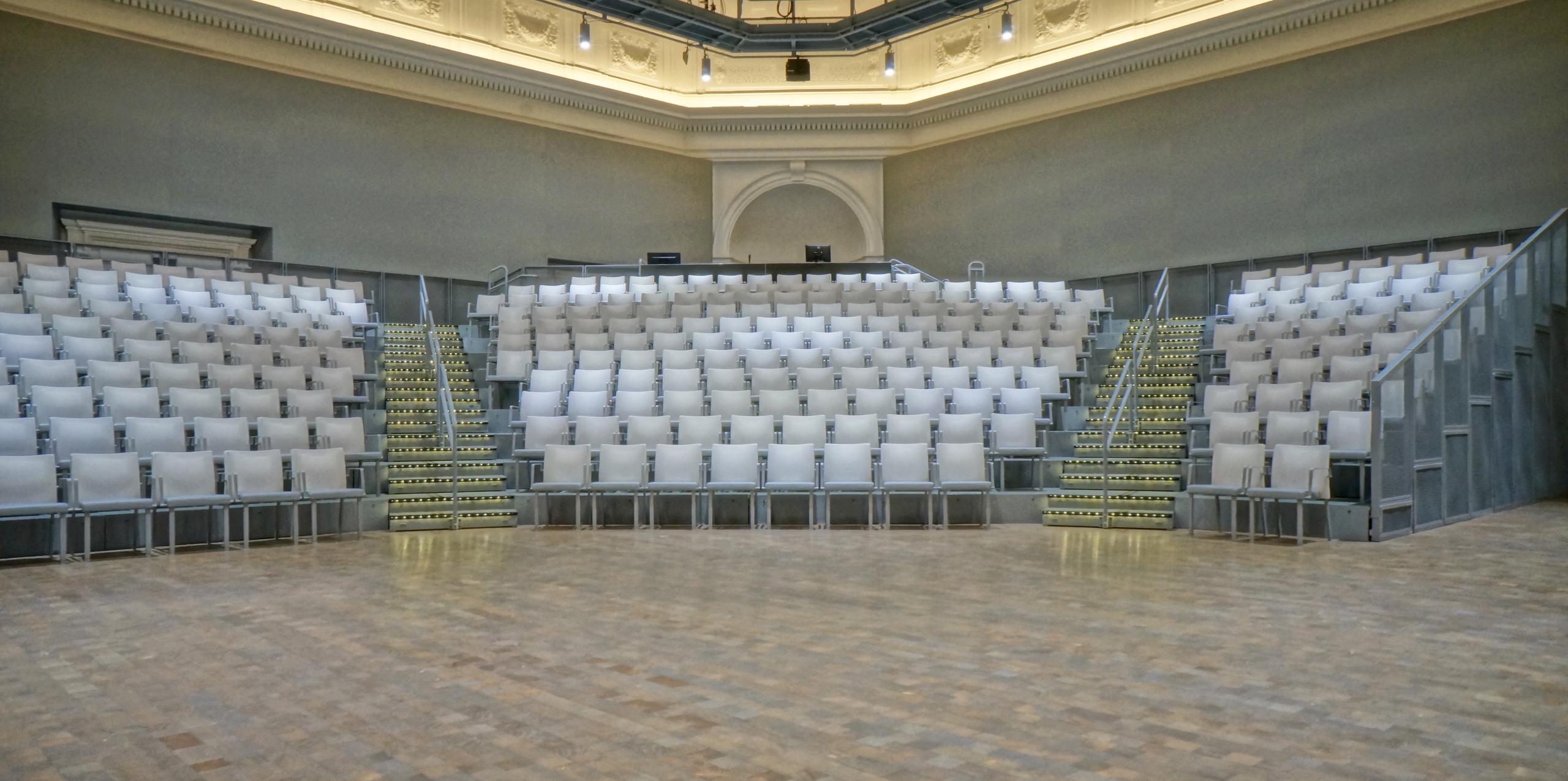 San Francisco Opera LED Aisle and Seating Riser - Gray