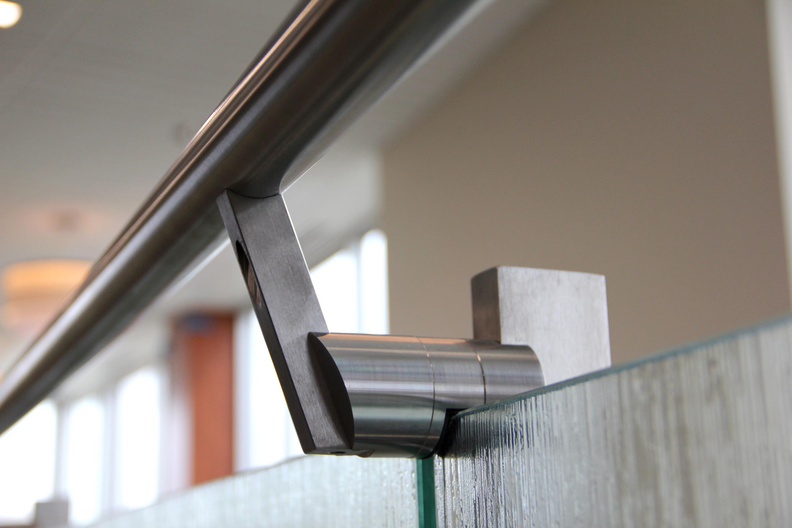 Glass Frosted Railing Guardrail