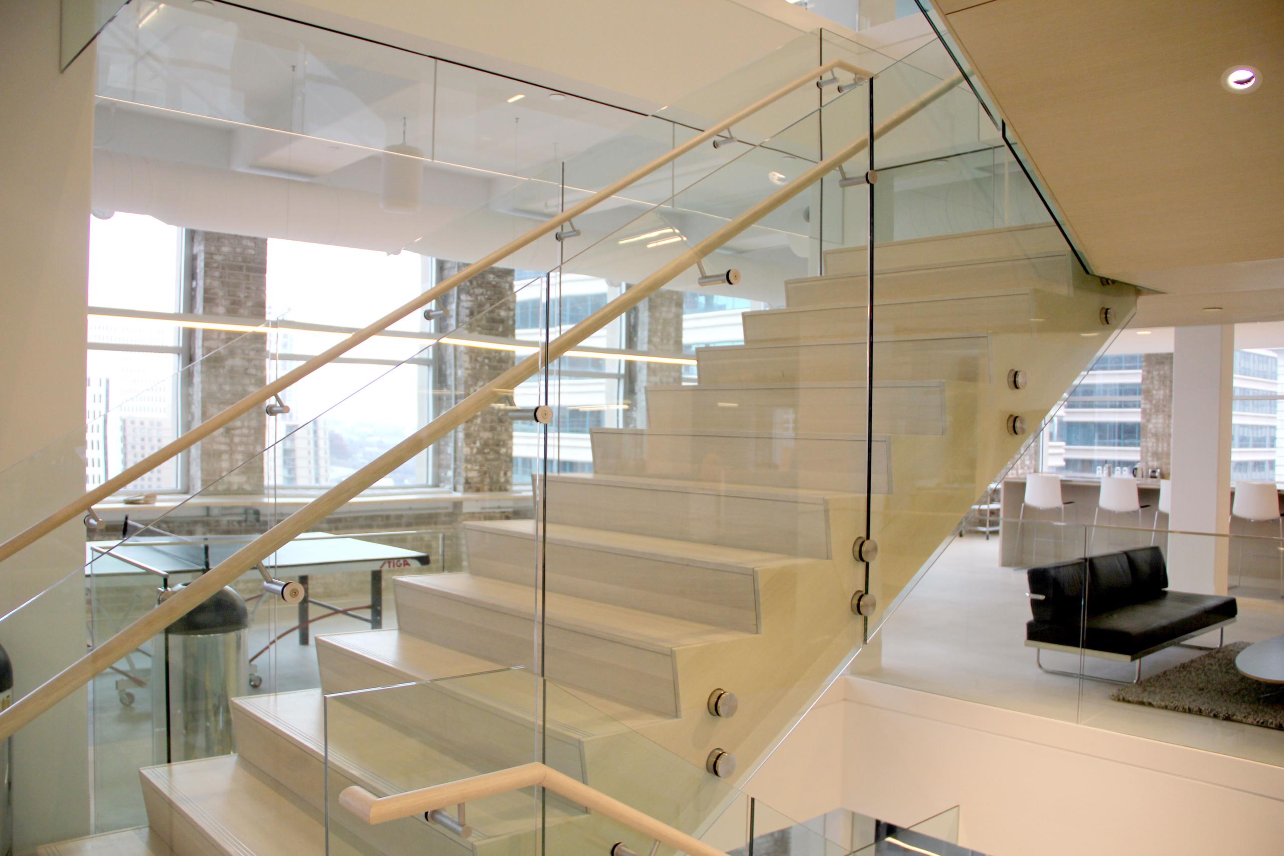 Point Supported Glass Railings