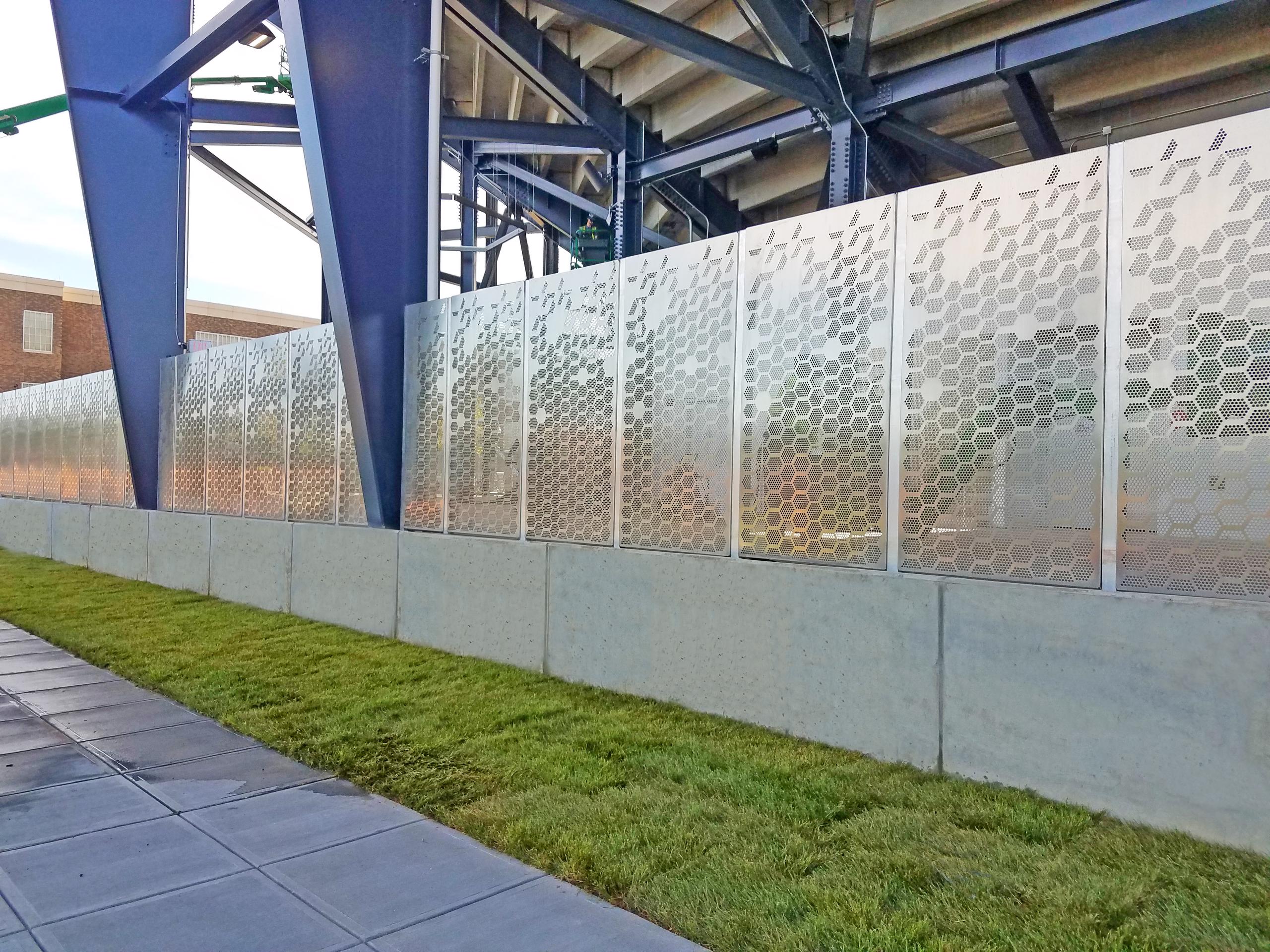 Metal Panel Perforated Fencing