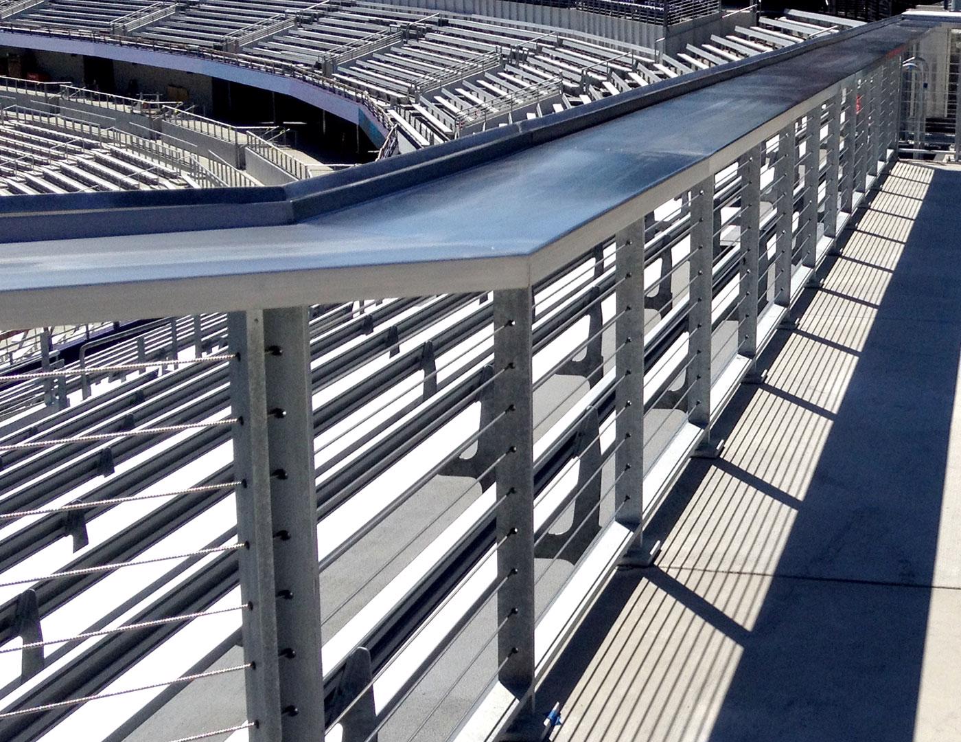 Huskies Stadium Cable Rail Drink Rail Guardrail