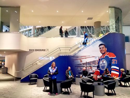 Roger's Place Edmonton Oilers Arena - Railings