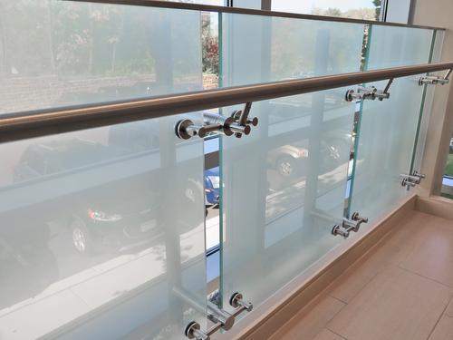 Glass Railings frosted glass - medical Facility 