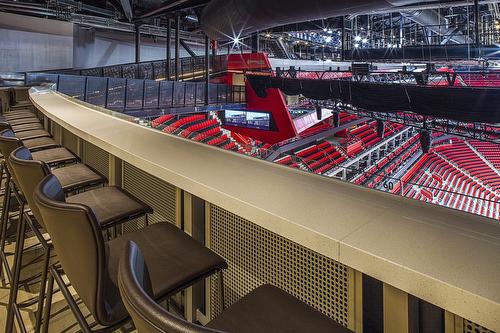 Red Wings Arena Drink Rail