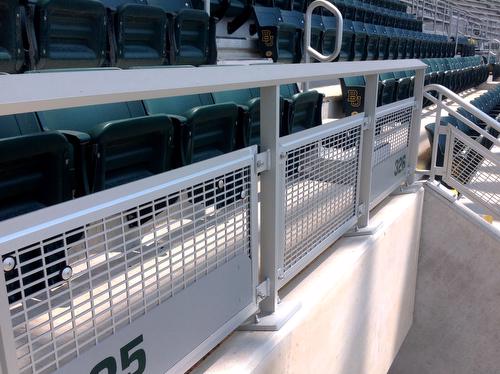 McLane Stadium Baylor Football Perforated Metal Aluminum Railings