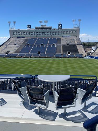 LaVell Edwards Stadium at BYU - Sightline's VIP loge seating section