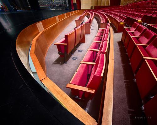 Northrop Auditorium University of MN Seating Wagons - Rolling Seating