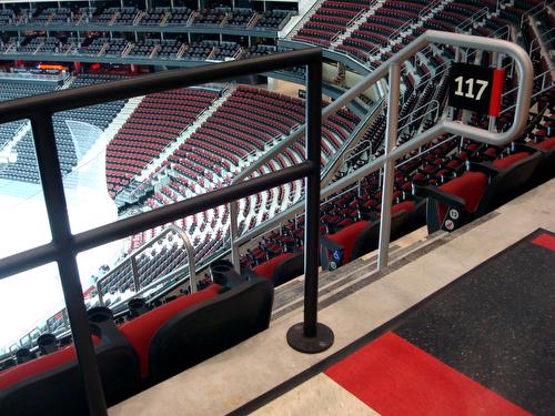 Prudential Center Devils Arena Aluminum Guardrail