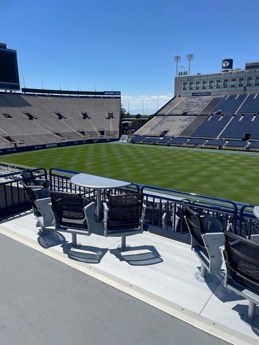 LaVell Edwards Stadium at BYU - Sightline's VIP loge seating section