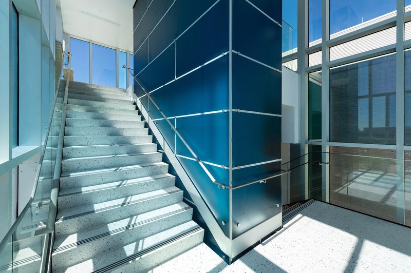 Texas A&M Glass Railings and Wall