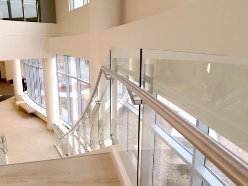 Glass Railings - medical facility