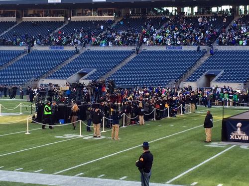 NFC Championship Superbowl Stage Seattle Seahawks