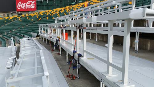 Edmonton Commonwealth Stadium Loge Infill Platform VIP Seating