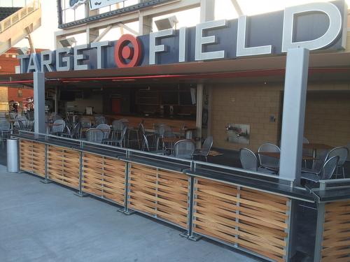 Target Field Center Field Suites Guardrail