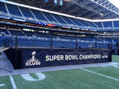 NFC Championship Superbowl Stage Seattle Seahawks