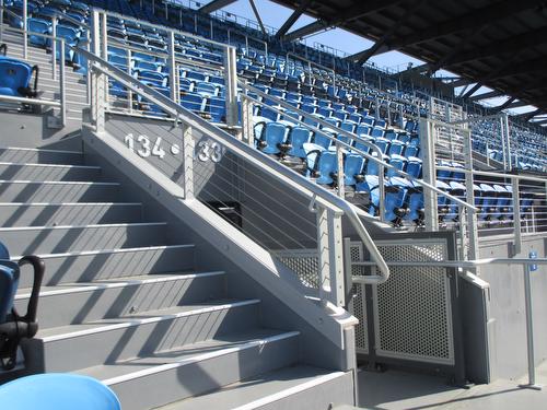 Tensiline Cable Railing - Avaya Stadium