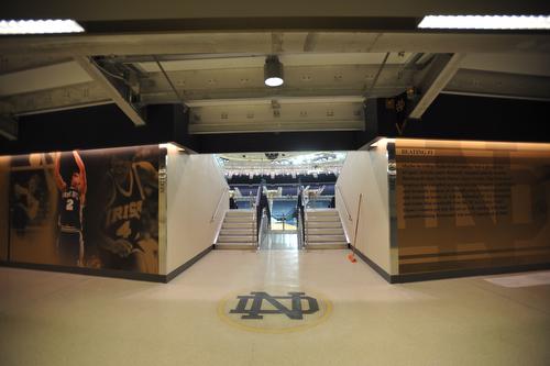 Purcell Pavilion Notre Dame Basketball Arena Seating Riser