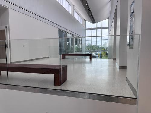 Jacksonville Jaguars Practice Facility glass rail for interior walkway