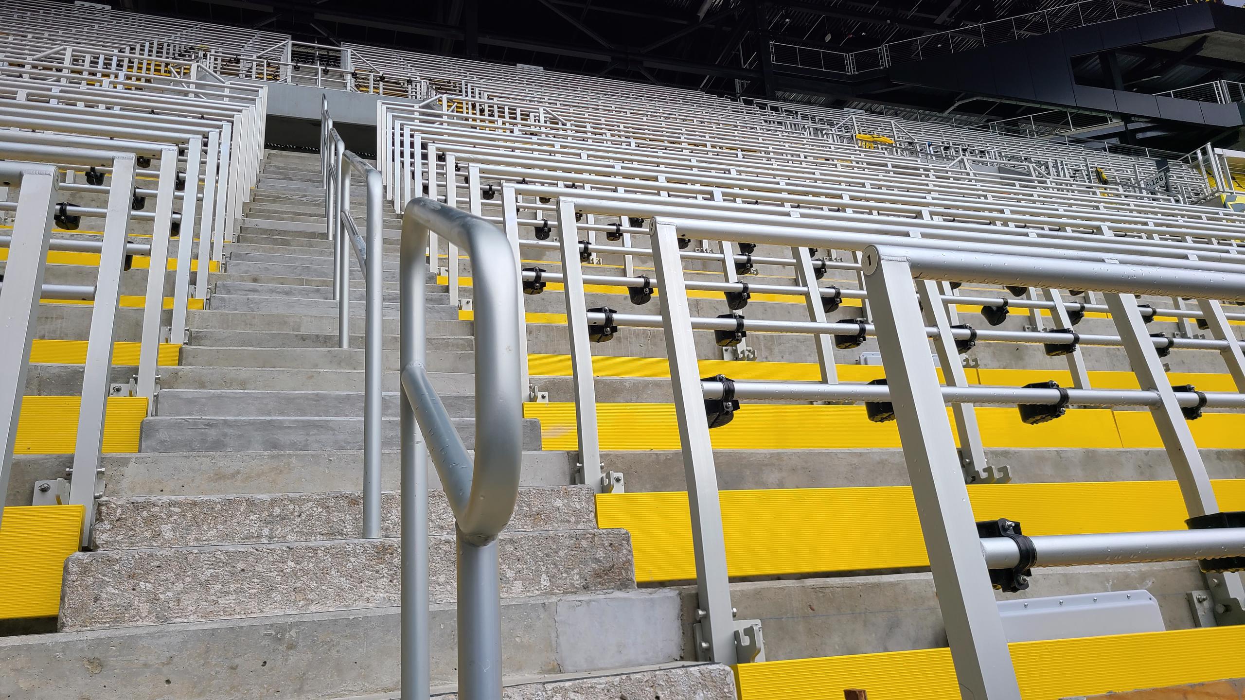 Lower.com Field Seating Rail