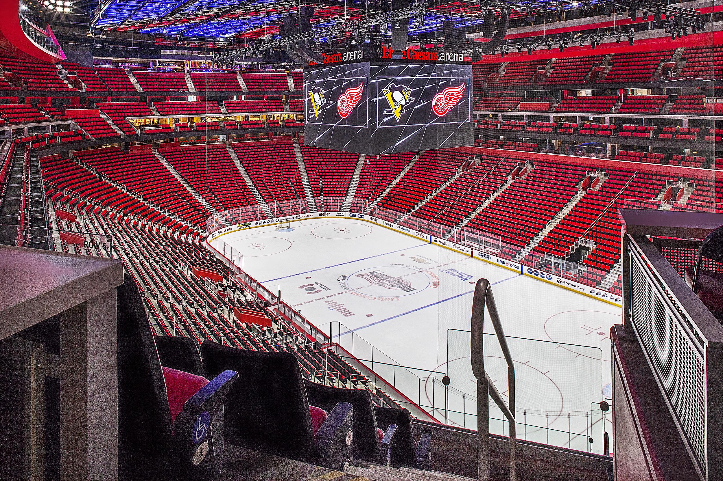 Mezzanine 16 at Little Caesars Arena 