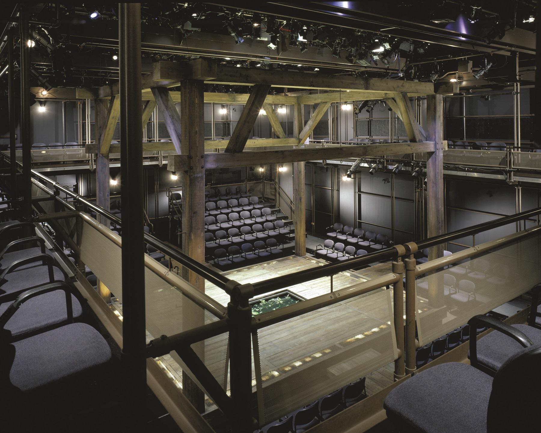 Looking Glass Theater Mesh Railings & Seating Riser