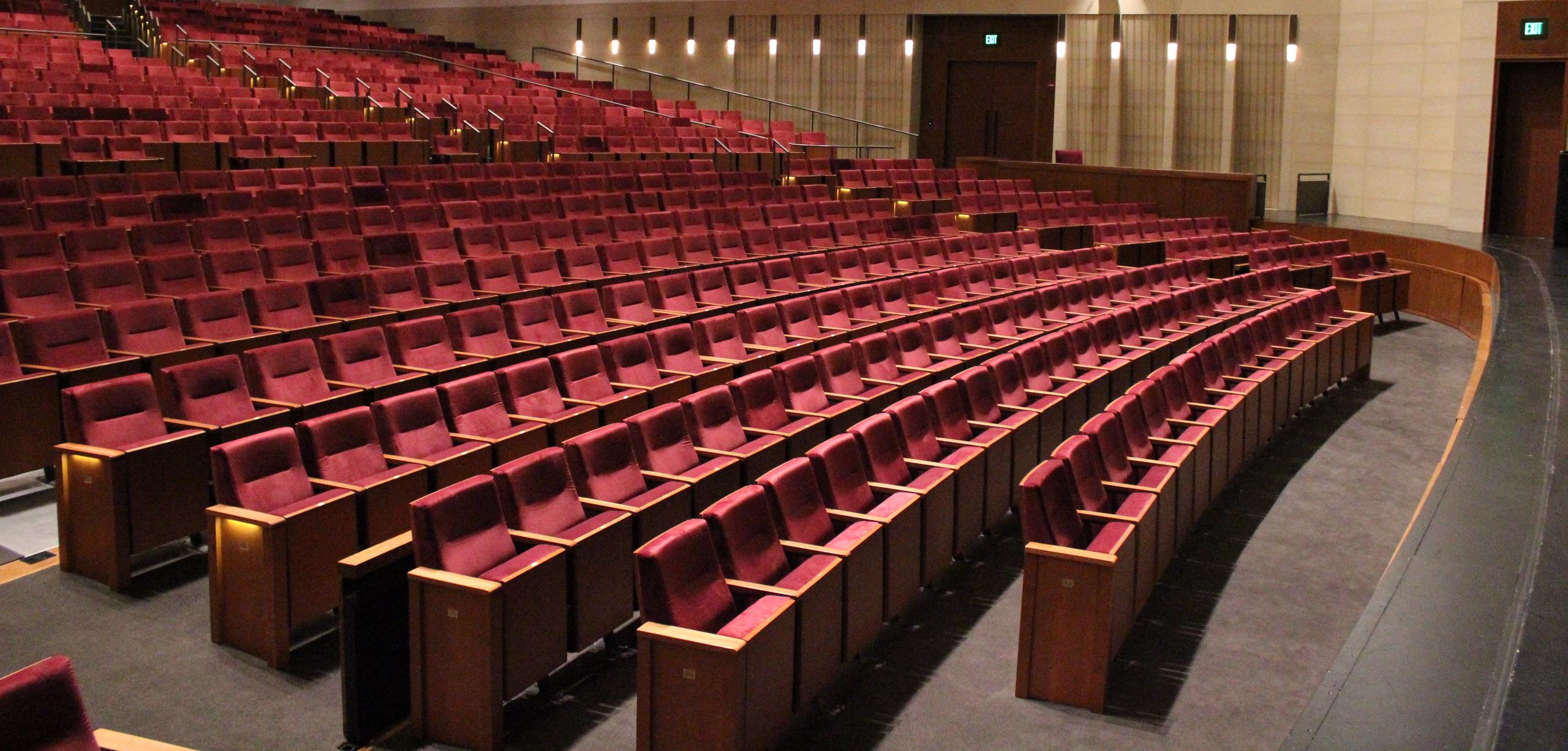 Northrop Auditorium University of MN Seating Wagons - Rolling Seating