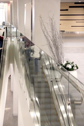 Mayo Clinic Glass Railings Stainless Steel