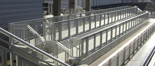 Target Field Mesh Gridguard Railings