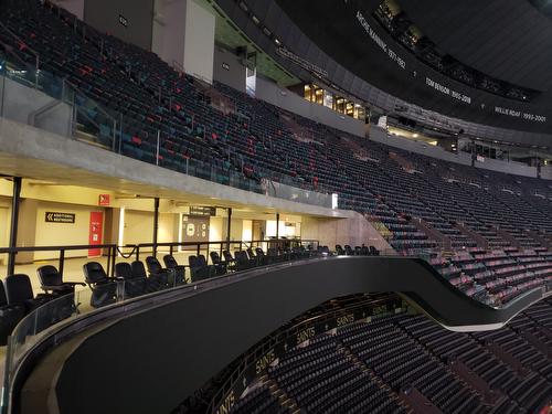 Inside Caesars Superdome Stadium in New Orleans