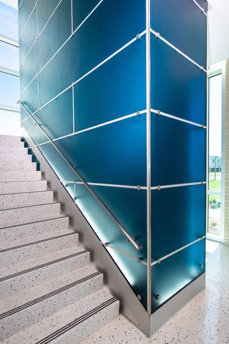 Texas A&M Glass Railings and Wall