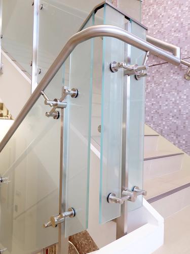 Glass Railings frosted glass - medical Facility 