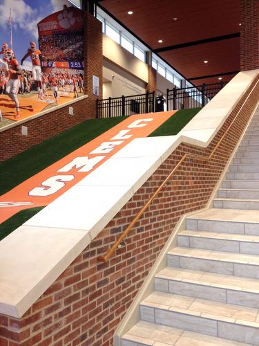 Clemson Football Operations Railings