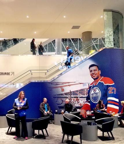 Roger's Place Edmonton Oilers Arena - Railings