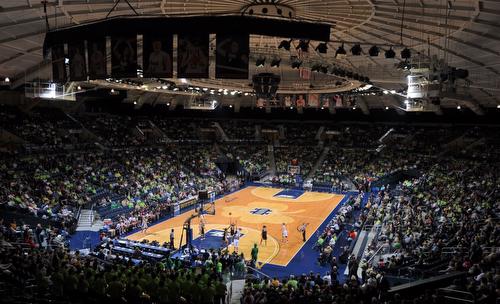 Purcell Pavilion Notre Dame Basketball Arena Seating Riser