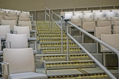 San Francisco Opera LED Aisle and Seating Riser - Gray