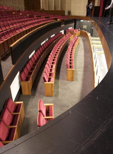 Northrop Auditorium University of MN Seating Wagons - Rolling Seating