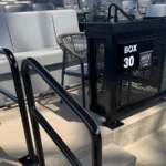 Sightline Commercial_Custom Perforated Box Seat Dividers