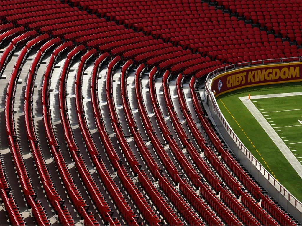 Sightline_Arrowhead Stadium_Pro Riser Demountable Seating