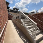 Sightline_Mizzou_ADA Ramp with Anodized Aluminum grip and cable Railing