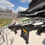 Sightline_Mizzou_Black Powder Coat Perforated Panel Loge Boxes